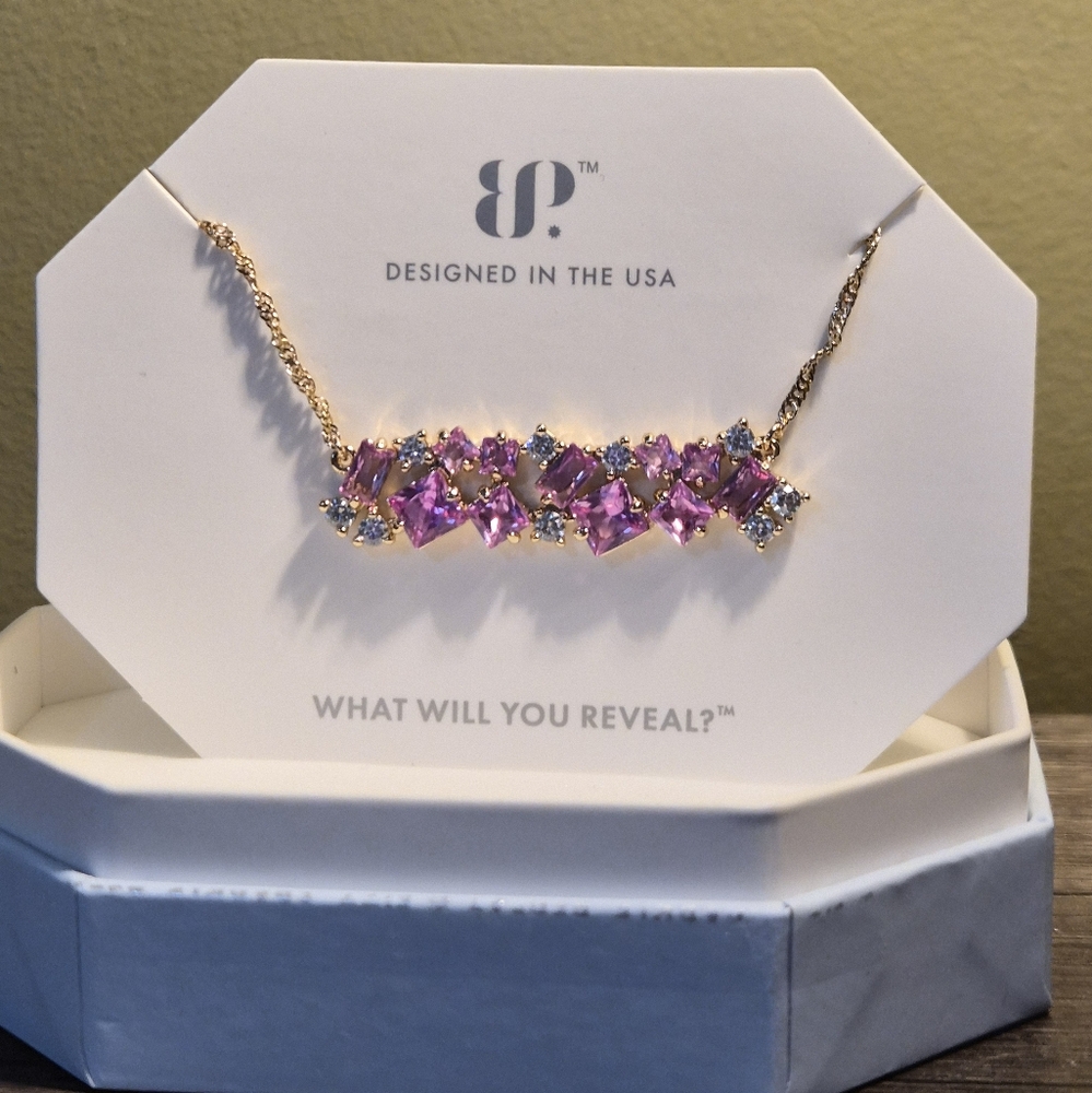 BP Pink and Gold Necklace